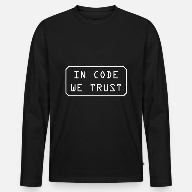 IT Ingenieur Software - Männer Premium Bio Langarmshirt - Schwarz