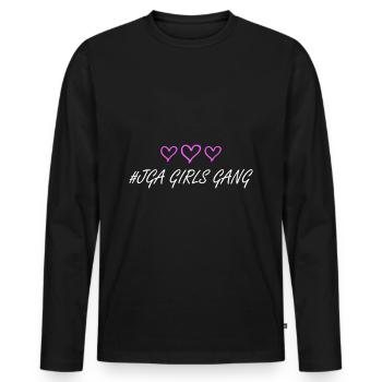 Bachelorette Party - Men's Premium Organic Long Sleeve Shirt - black - Front - Nico (187cm)