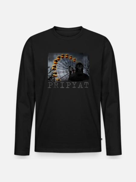 Pripyat - Radioactive ghost town Chernobyl - Men's Premium Organic Long Sleeve Shirt - black