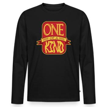 Unique Original Limited Quote Gift - T-shirt manches longues Premium bio Homme - noir - Devant - Nico (187cm)