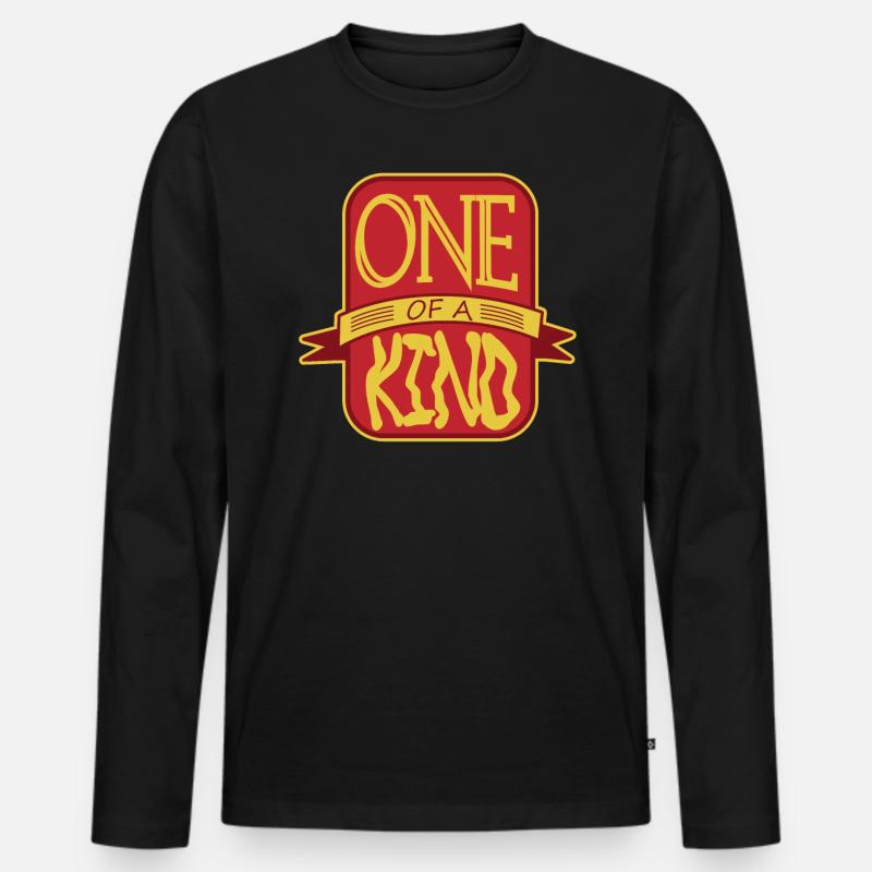 Einzigartiges Original-Limited-Zitat-Geschenk - Männer Premium Bio Langarmshirt - Schwarz