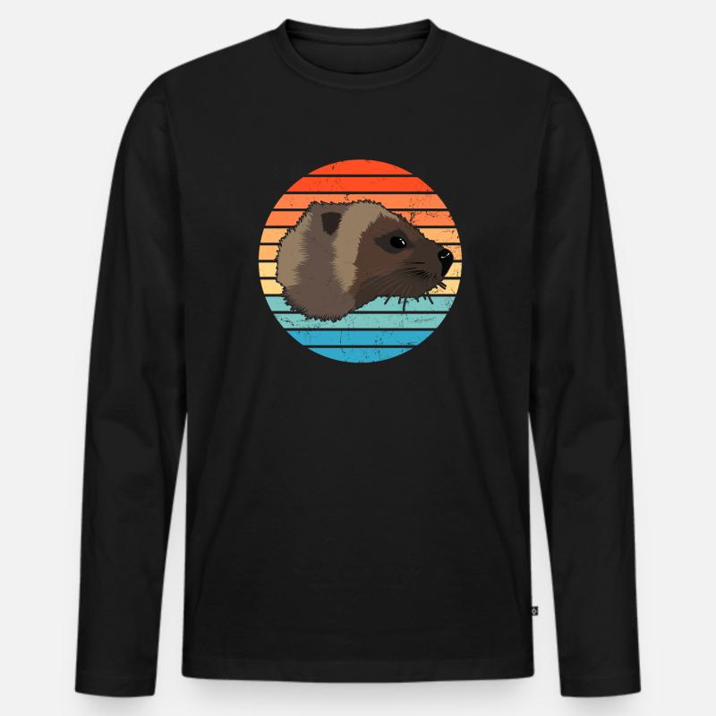 Wolverine - Männer Premium Bio Langarmshirt - Schwarz