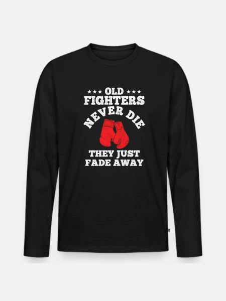Boxsport Boxing - Männer Premium Bio Langarmshirt - Schwarz