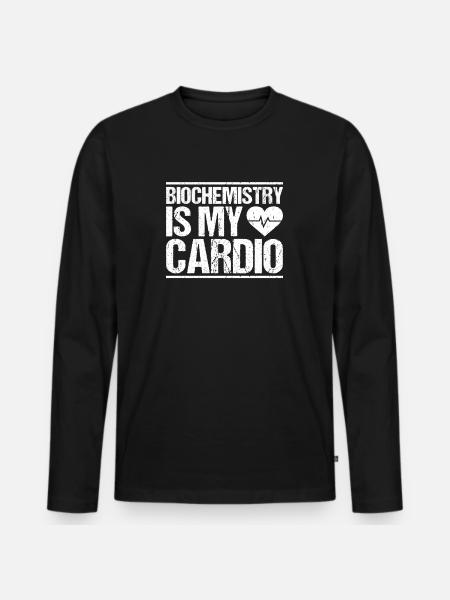 Biochemiker Biochemie Biochemistry Biochemist - Men's Premium Organic Long Sleeve Shirt - black