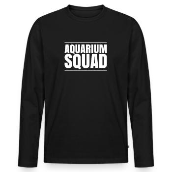 Aquaristics Aquarist Aquarium Fish Aquarist - Men's Premium Organic Long Sleeve Shirt - black - Front - Nico (187cm)