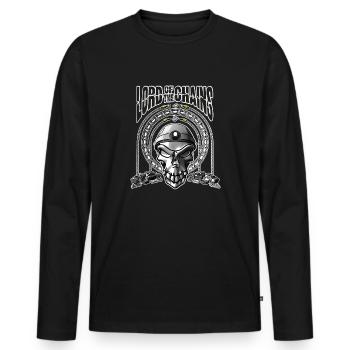 Lord of the Chains - Männer Premium Bio Langarmshirt - Schwarz - Vorne - Nico (187cm)