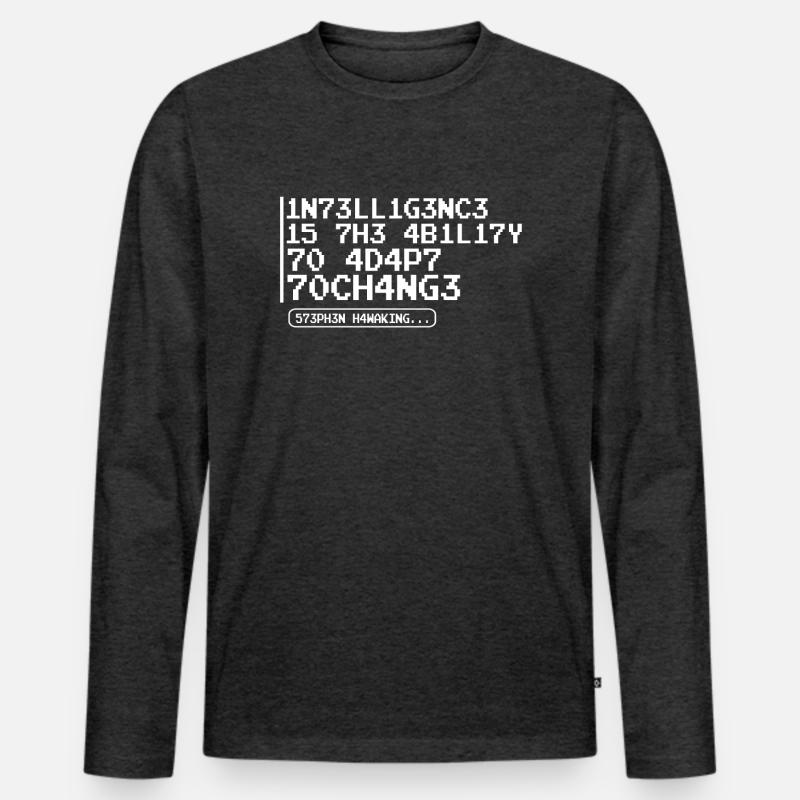 Artificial Intelligence AI Computer Scientist Program Men's Premium Organic Long Sleeve Shirt