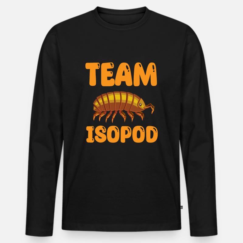 Team Assel - Männer Premium Bio Langarmshirt - Schwarz