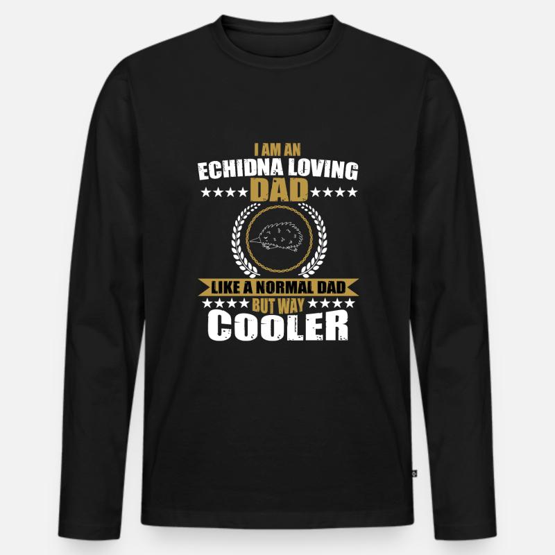 Pavian - Männer Premium Bio Langarmshirt - Schwarz