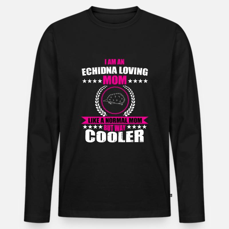 Pavian - Männer Premium Bio Langarmshirt - Schwarz