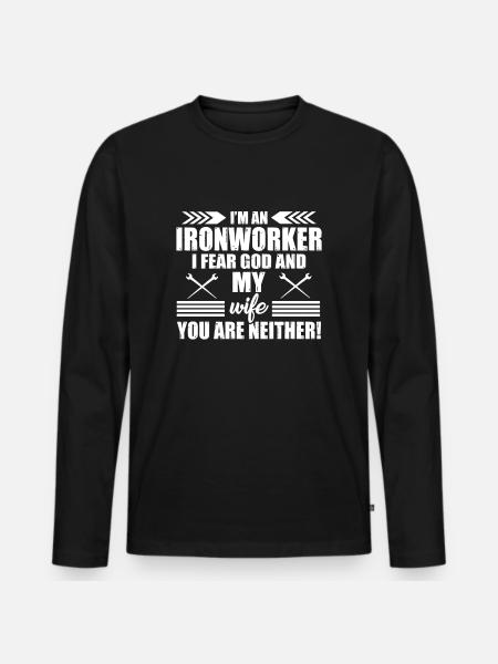 Great metallurgical shirt - Men's Premium Organic Long Sleeve Shirt - black