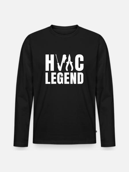 Hlk legend - Men's Premium Organic Long Sleeve Shirt - black