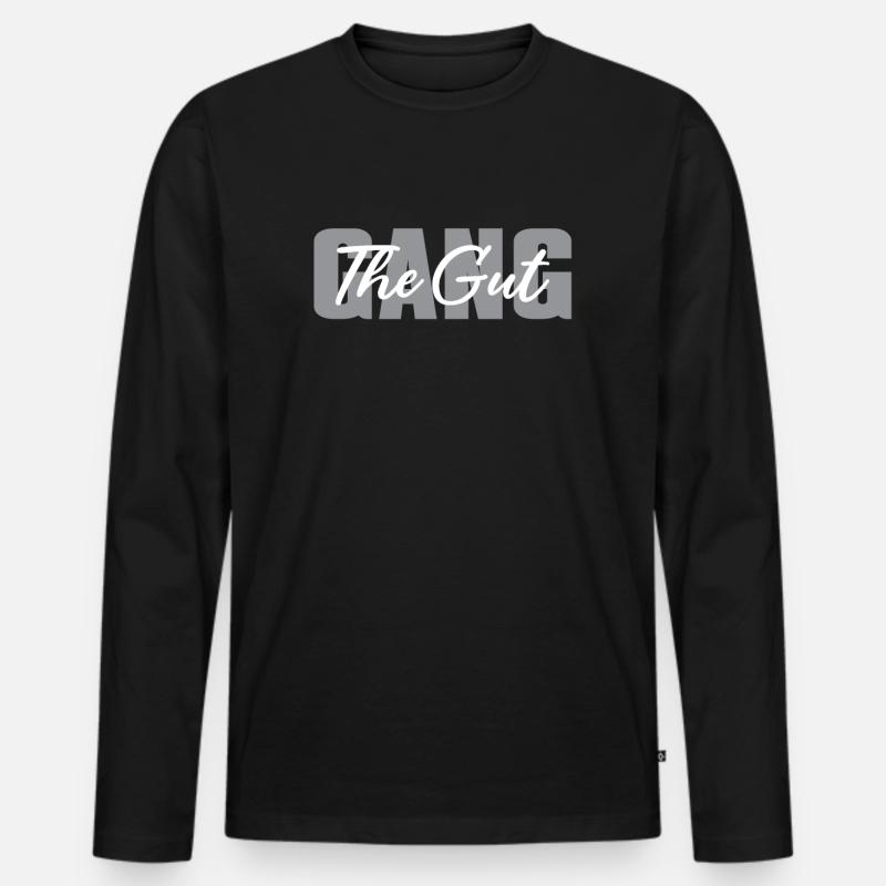 Endoscopy Tech Humor Shirt - Männer Premium Bio Langarmshirt - Schwarz