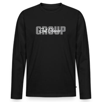 Endoscopy – Gut Glance Group - Men's Premium Organic Long Sleeve Shirt - black - Front - Nico (187cm)