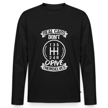 Tuning Voiture Voitures Mécanicien Outils Cadeau Ga - T-shirt manches longues Premium bio Homme - noir - Devant - Nico (187cm)