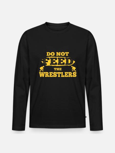 Grappling Martial Arts Wrestling - Männer Premium Bio Langarmshirt - Schwarz