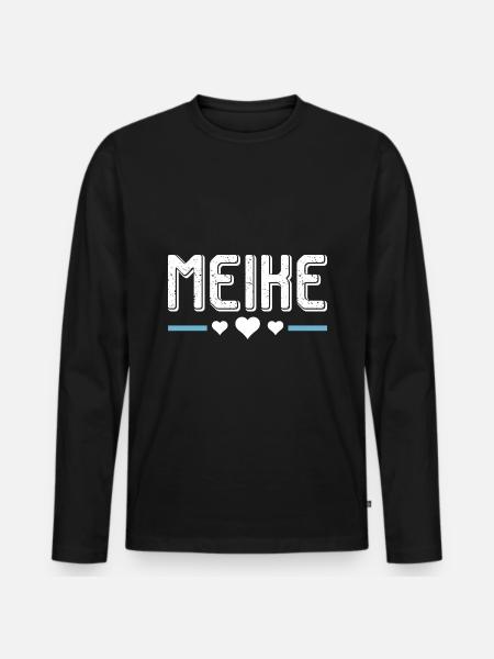 Jennifer - Men's Premium Organic Long Sleeve Shirt - black