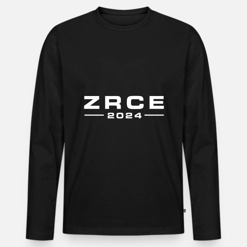 Zrce 2024 - Männer Premium Bio Langarmshirt - Schwarz