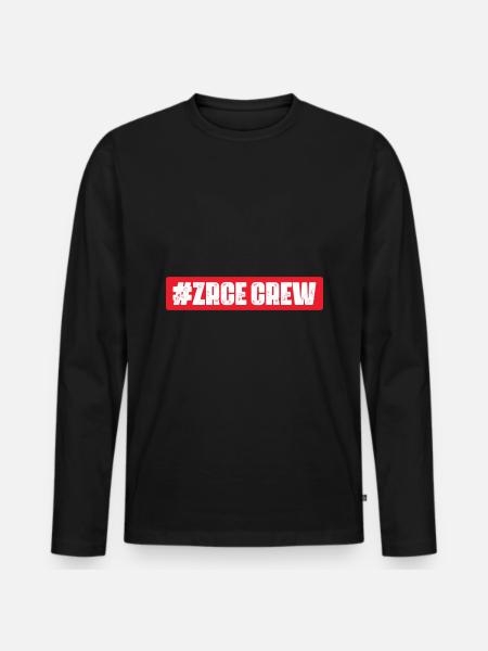 Zrce Crew - Men's Premium Organic Long Sleeve Shirt - black