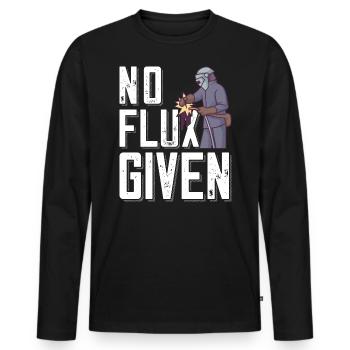 Welder outfit for welders - Men's Premium Organic Long Sleeve Shirt - black - Front - Nico (187cm)