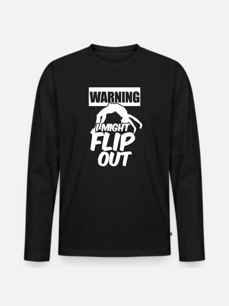 do gymnastics - Men's Premium Organic Long Sleeve Shirt - black