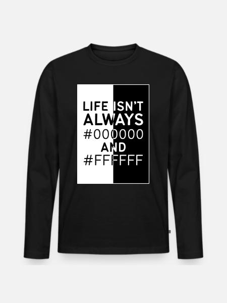 Designer Graphic Designer Designer Artist - Men's Premium Organic Long Sleeve Shirt - black