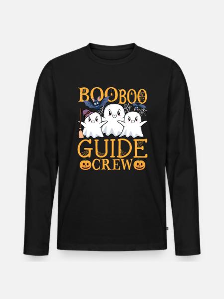 Guide Tourguide Saying - Men's Premium Organic Long Sleeve Shirt - black