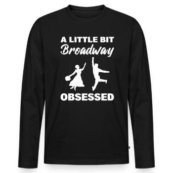 Broadway Musikdirektor - Männer Premium Bio Langarmshirt - Schwarz - Vorne - Nico (187cm)