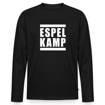 Espelkamp - T-shirt manches longues Premium bio Homme - noir - Devant - Nico (187cm)