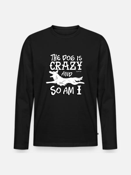 whiteshepcrazy - T-shirt manches longues Premium bio Homme - noir