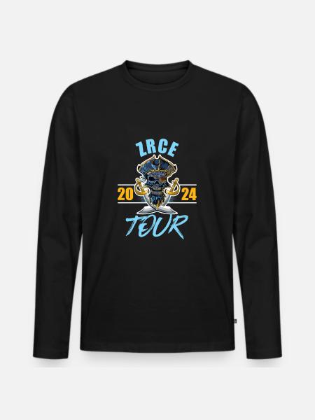 Zrce Party 2024 Skeleton - Men's Premium Organic Long Sleeve Shirt - black