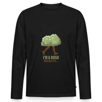 Gaming gamer gamers video games gift - Men's Premium Organic Long Sleeve Shirt - black - Front - Nico (187cm)