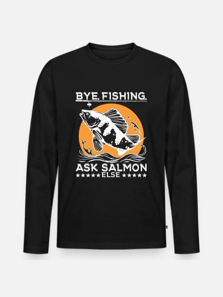 Fun fishing - Men's Premium Organic Long Sleeve Shirt - black