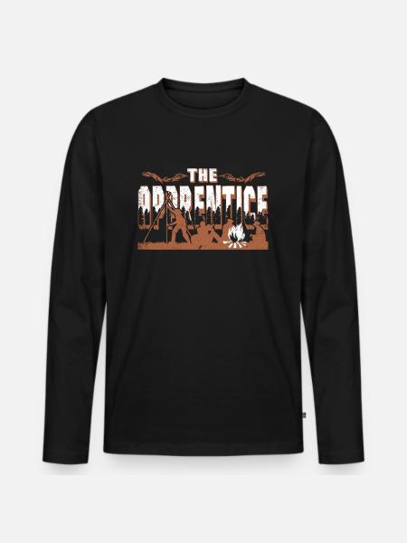 The Apprentice - Männer Premium Bio Langarmshirt - Schwarz