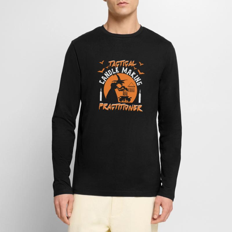 Tactical Candle Making Practitioner Men's Premium Organic Long Sleeve Shirt