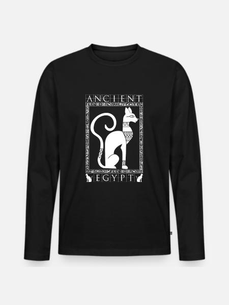 Ancient Egypt - Men's Premium Organic Long Sleeve Shirt - black