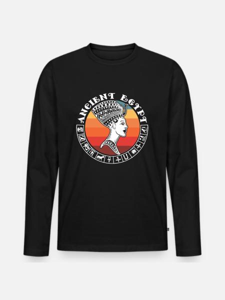 Égypte ancienne - T-shirt manches longues Premium bio Homme - noir