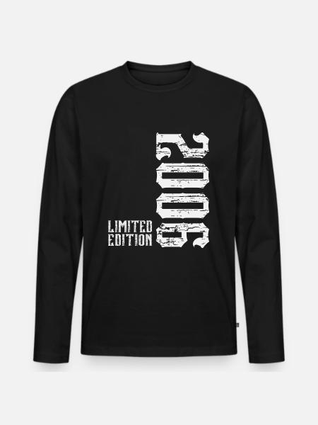 2006 Vintage født fødselsdagsgave - Premium økologisk langærmet T-shirt til mænd - sort