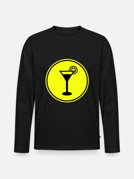 Alcool Tequilla - T-shirt manches longues Premium bio Homme - noir