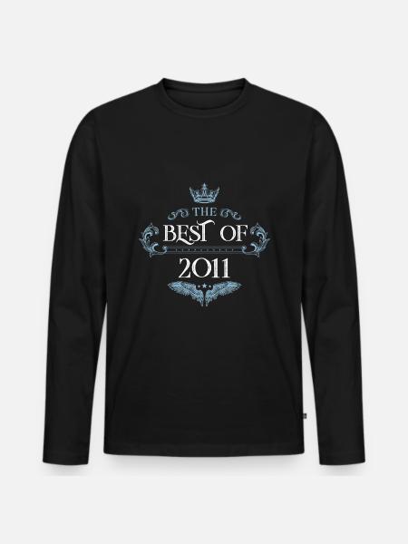2011 best of - Men's Premium Organic Long Sleeve Shirt - black