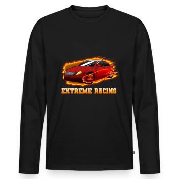 Extreme Racing Racers - Men's Premium Organic Long Sleeve Shirt - black - Front - Nico (187cm)