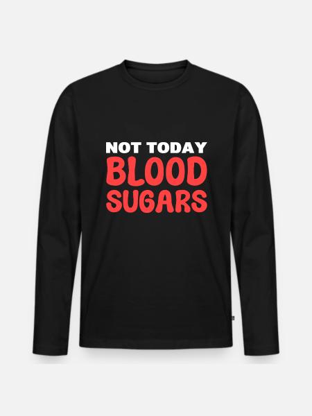 Diabetesbewusstsein Endokrinologe - Männer Premium Bio Langarmshirt - Schwarz