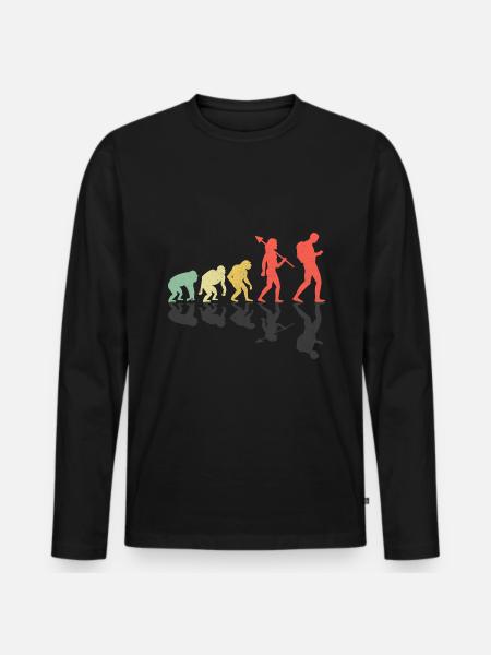 Geocaching Geocache Udvikling Geocacher Geocacher Geocacher - Premium økologisk langærmet T-shirt til mænd - sort
