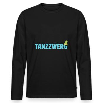 Dancing Dwarf Dwarf Costume Dwarf Costume - Men's Premium Organic Long Sleeve Shirt - black - Front - Nico (187cm)