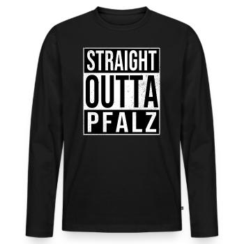 Palme Palatinat Palzate Wine Festival Shirt - T-shirt manches longues Premium bio Homme - noir - Devant - Nico (187cm)