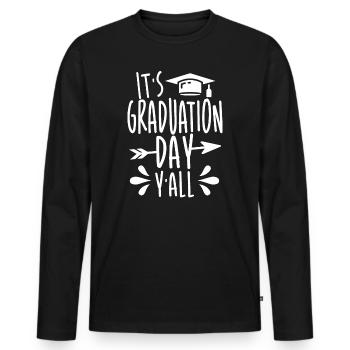 Es Ist Abschluss Y'all 2021 College Abschluss - Männer Premium Bio Langarmshirt - Schwarz - Vorne - Nico (187cm)