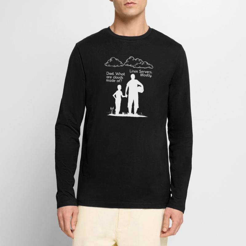 Aus Was Sind Clouds Programmierer Coder Männer Premium Bio Langarmshirt