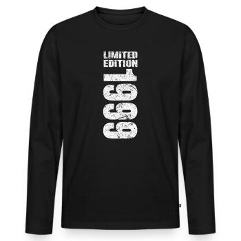 1999 Limited Edition - T-shirt manches longues Premium bio Homme - noir - Devant - Nico (187cm)