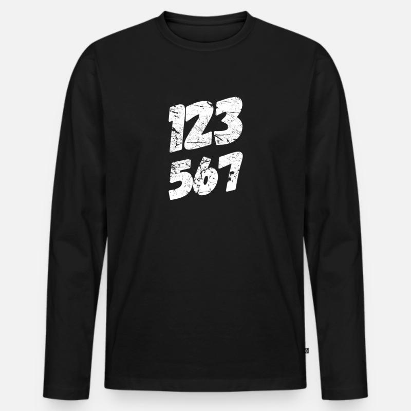 Salsa Dance - Männer Premium Bio Langarmshirt - Schwarz