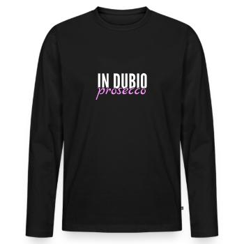 Jura Student Lustig Anwalt Geschenk - Männer Premium Bio Langarmshirt - Schwarz - Vorne - Nico (187cm)
